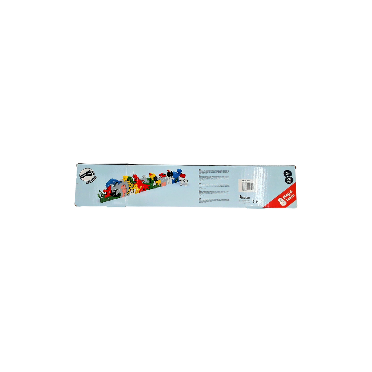 Puzzle 3D Animaux Lettres et Chiffres en bois