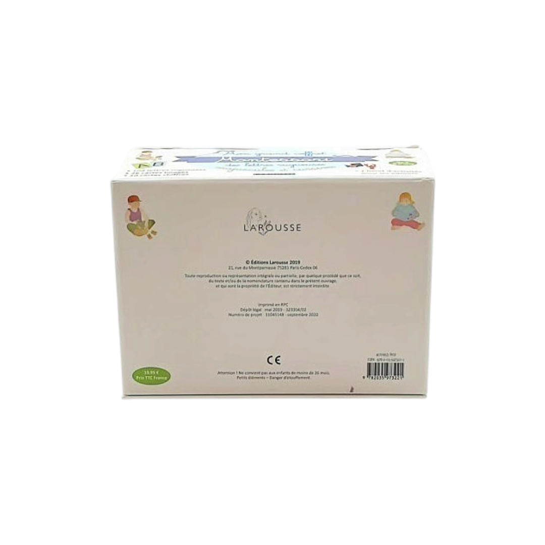 Mon grand coffret Montessori - Lettres rugueuses