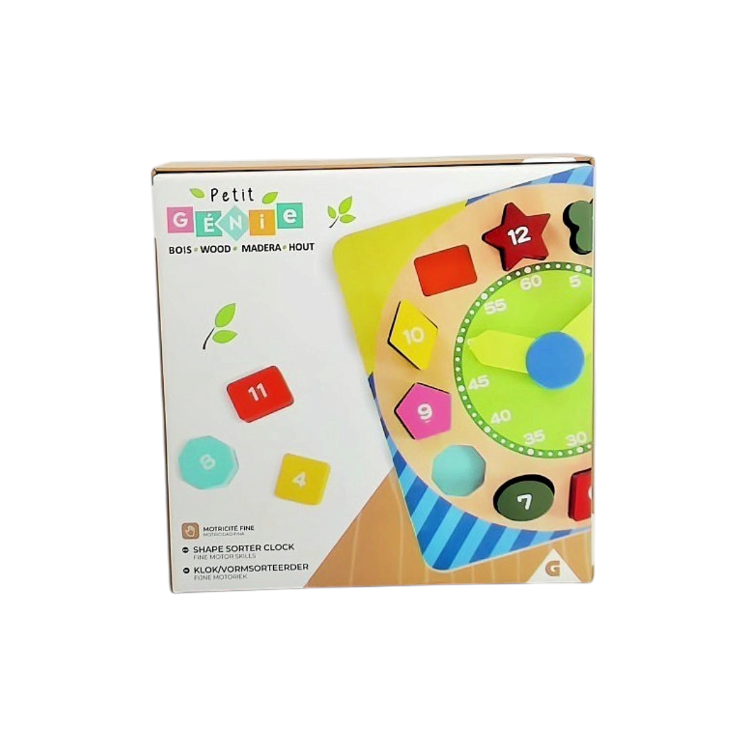 Horloge trieur de formes