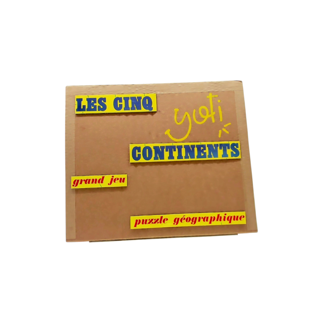 Les Cinq Continents - Grand Jeu Puzzle Géographique