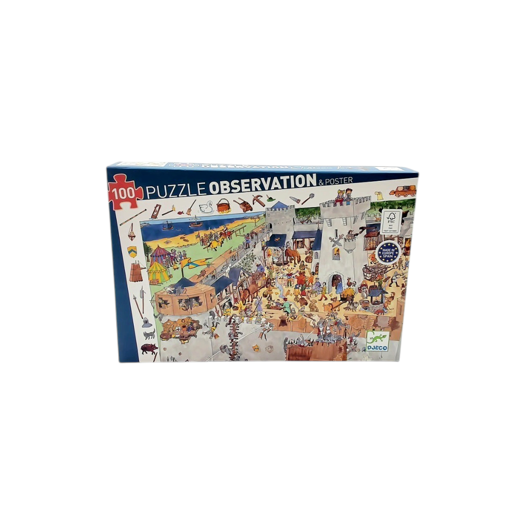 Puzzle découvertes - Le château fort - 100 pièces