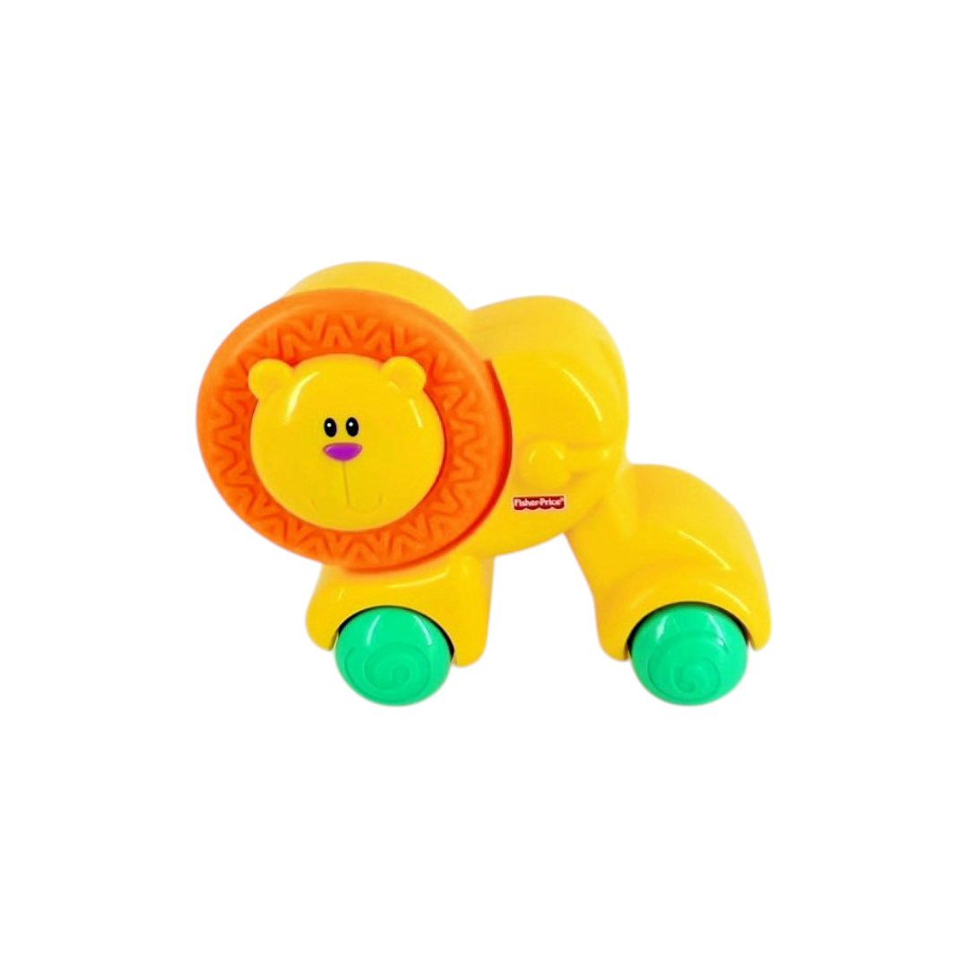 Lion à roulettes - Push and go