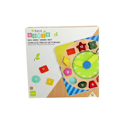 Horloge trieur de formes