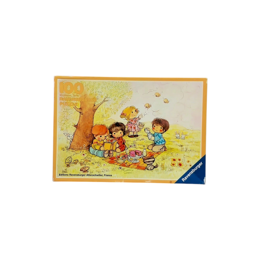 Puzzle - Le Pique-nique Sarah Kay - 100 pièces