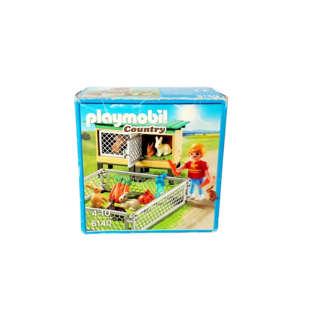 Playmobil country - Enfant avec enclos à lapins et clapier - 6140