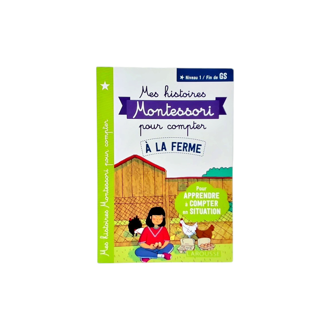 Mes histoires Montessori pour compter - A la ferme