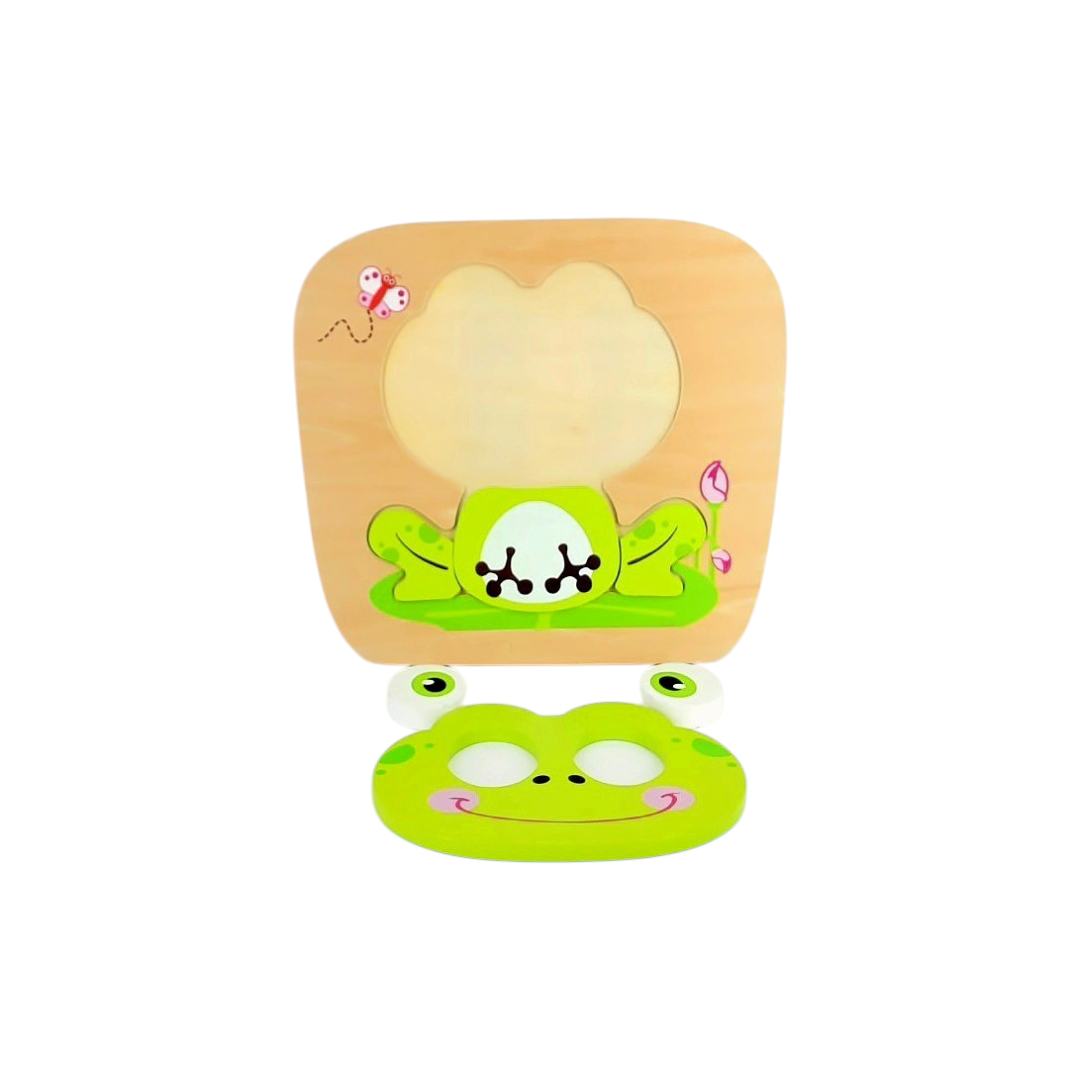 Puzzle bois - Grenouille - x5 pièces