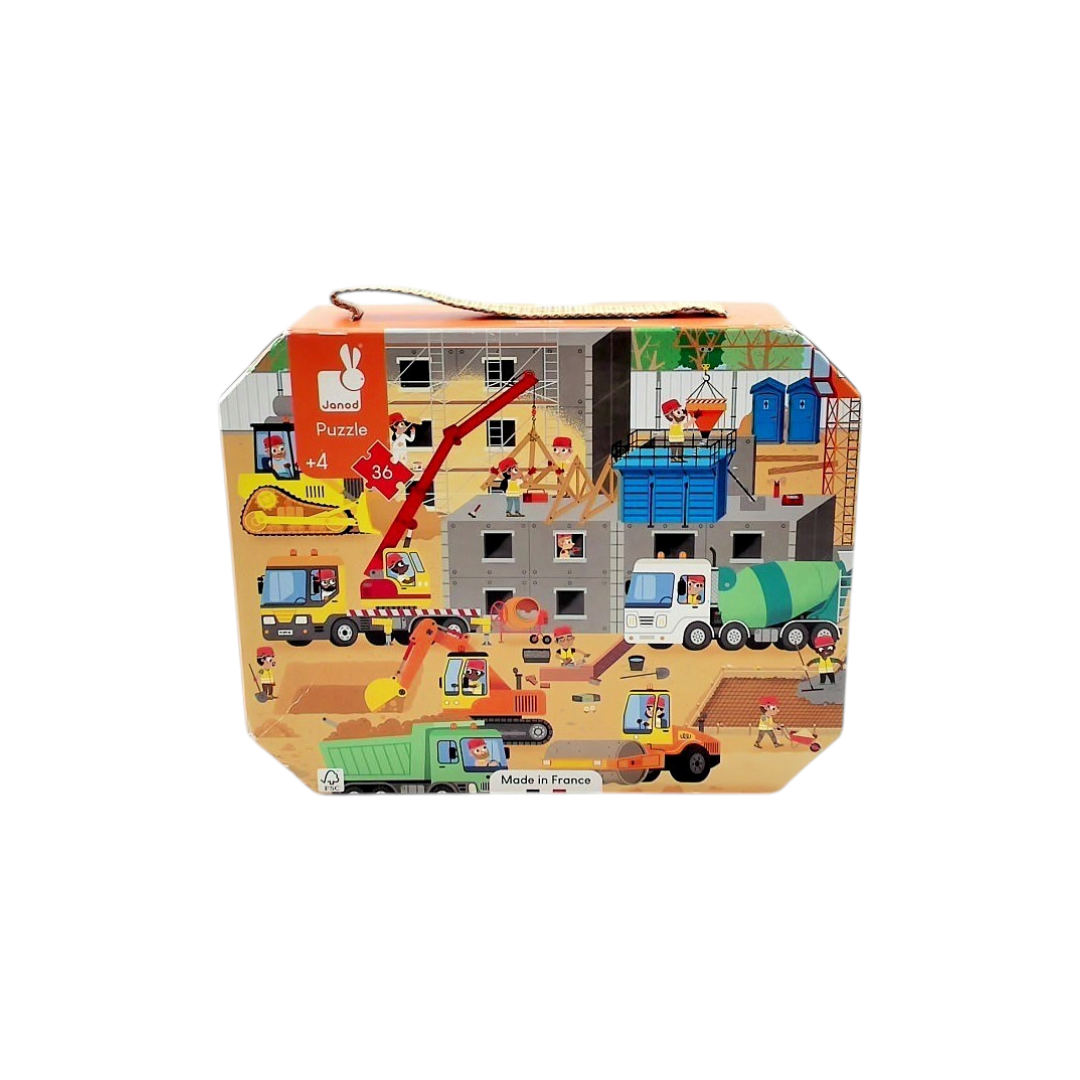 Puzzle valisette - Chantier - 36 pièces