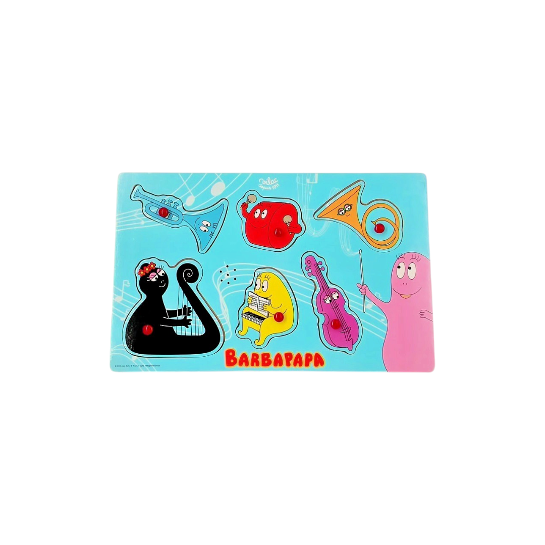 Puzzle à boutons Barbapapa - L&