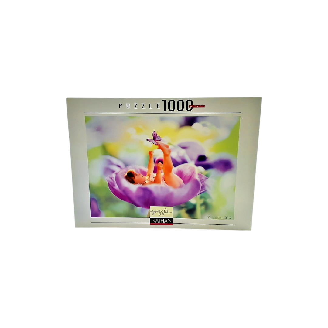 Puzzle  - Anne Geddes - Bébé dans une fleur - 1000 pièces