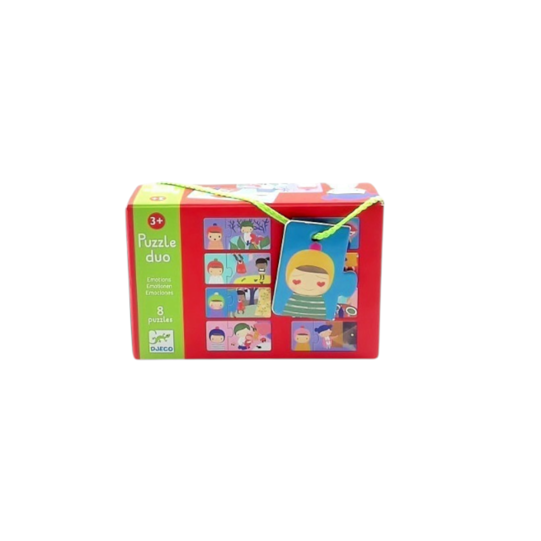 Puzzle duo - Émotions - 8x2 pièces