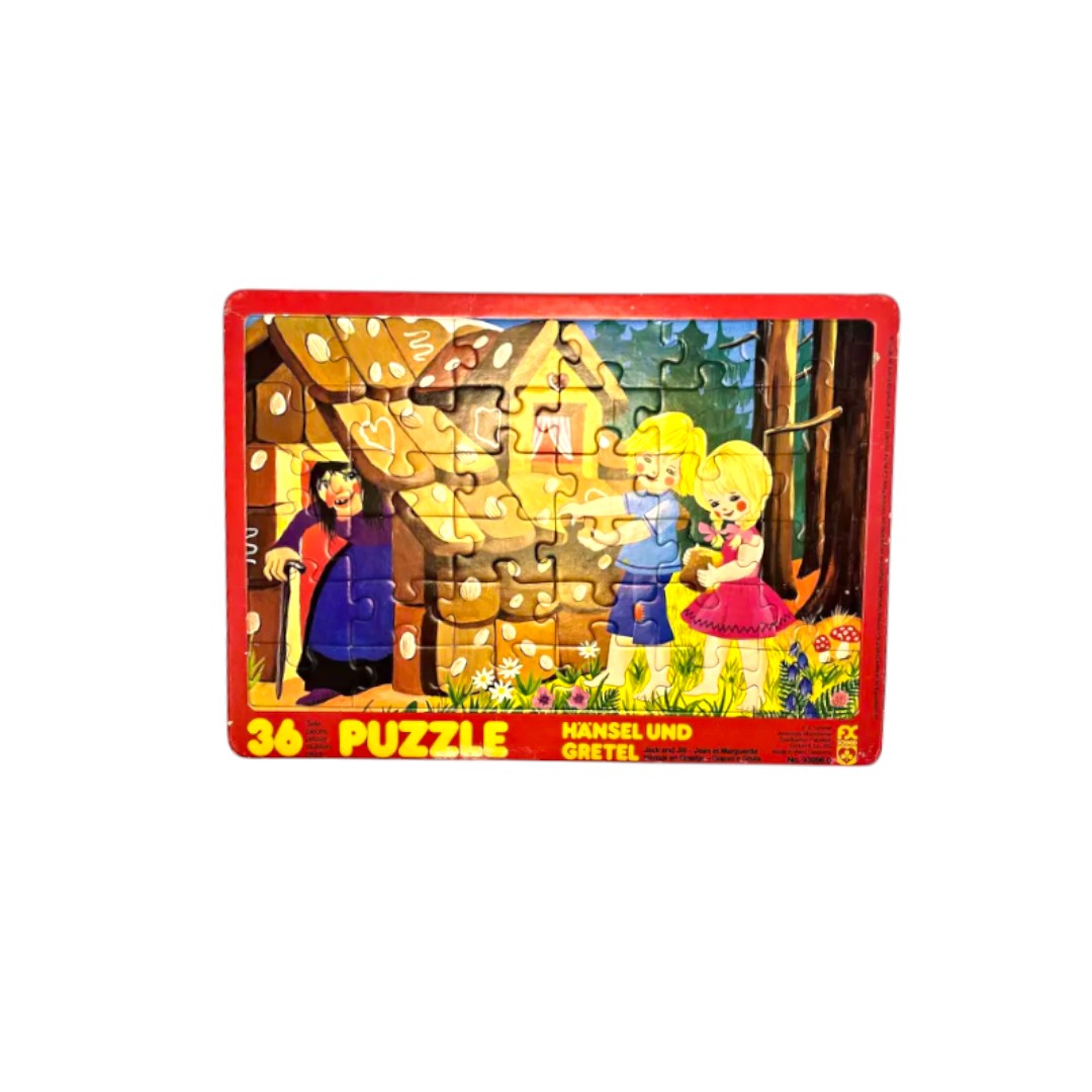 Puzzle cadre -  Jack and Jill -  Hansel et Gretel - 36 pièces