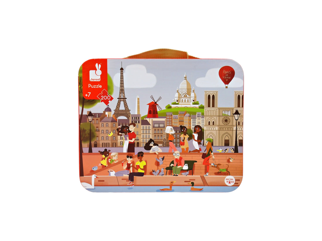 Puzzle valisette - Paris je t&