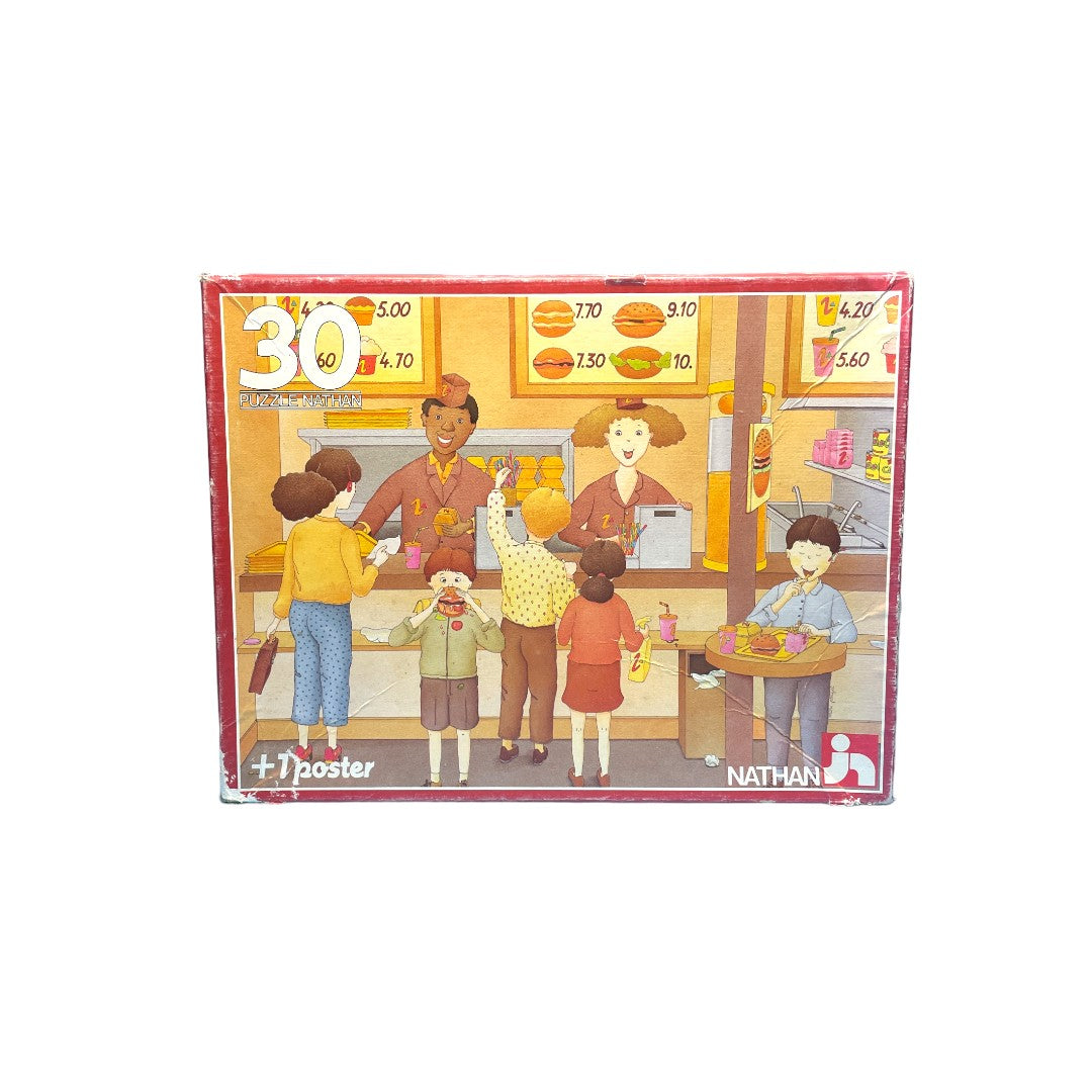 Puzzle - Fast food - 30 pièces