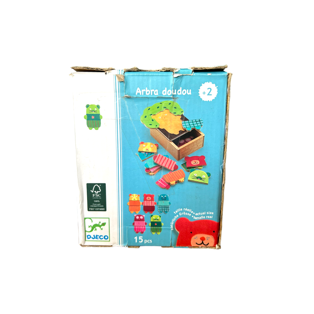 5 Puzzles en bois arbra doudou