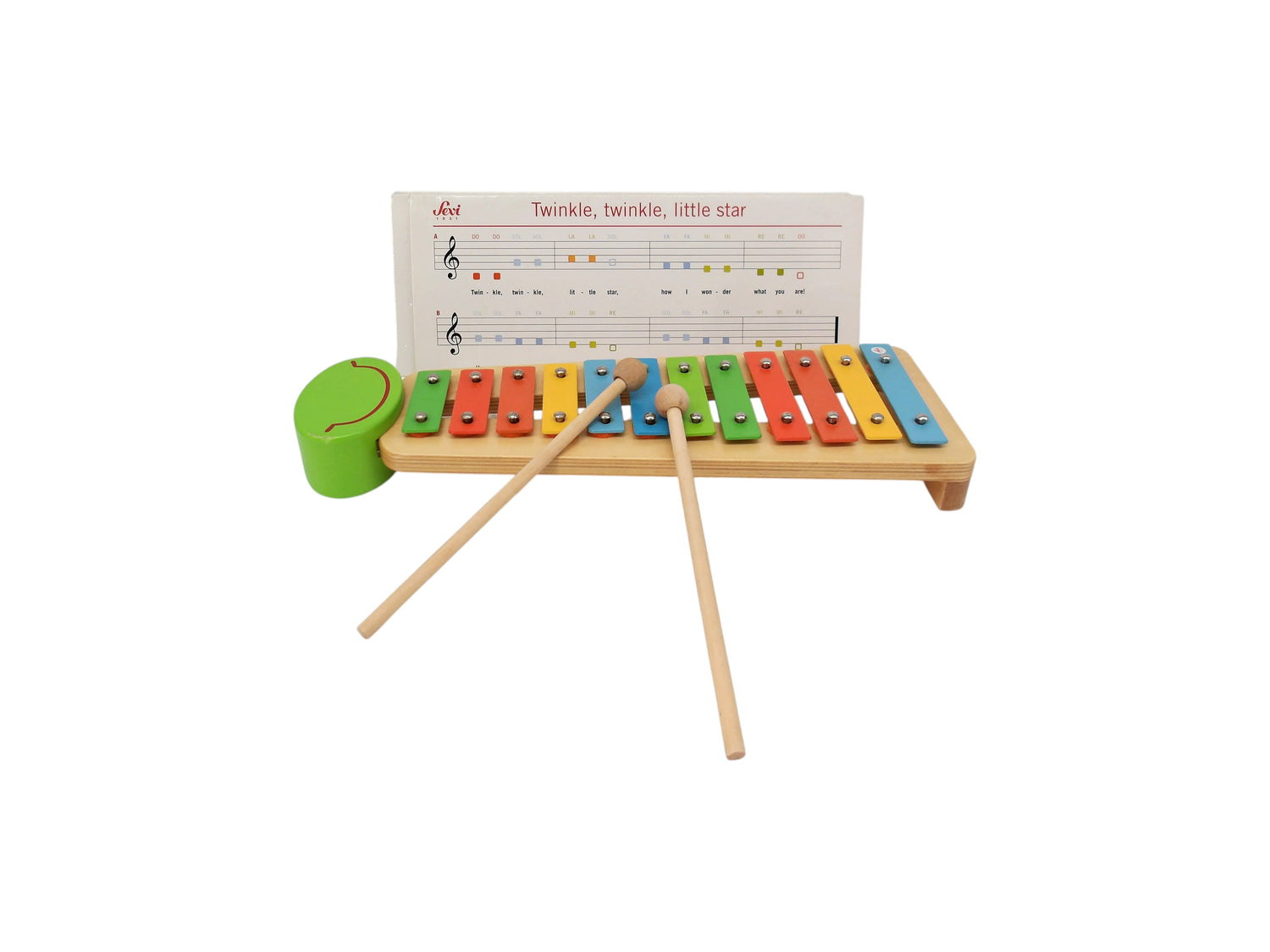 Xylophone grenouille en bois 