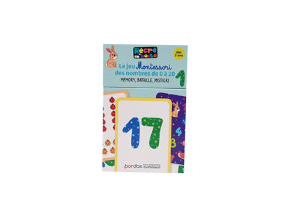 Le jeu Montessori des nombres de 0 à 20- Édition 2020