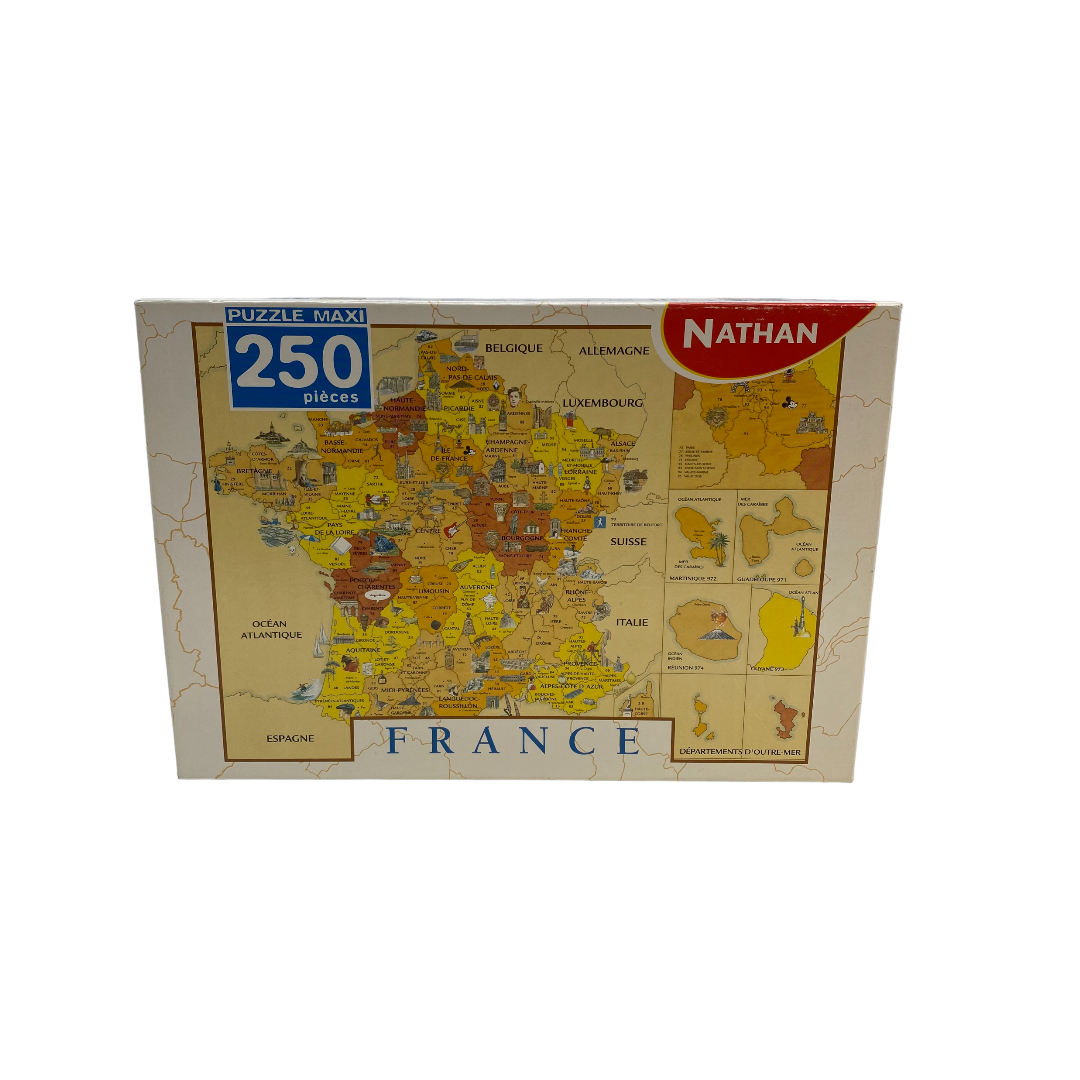 Puzzle - Carte de France - 250 pièces