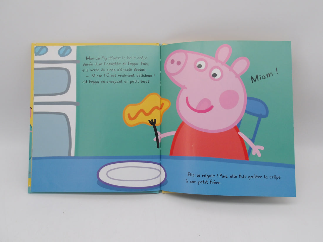 Peppa fait des crêpes