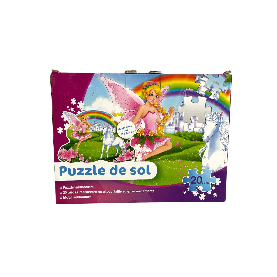 Puzzle de sol - Licornes - 20 pièces