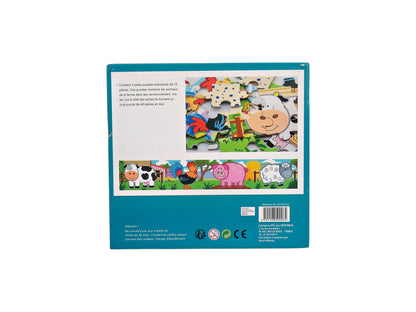 Puzzle 4 en 1-  La ferme
