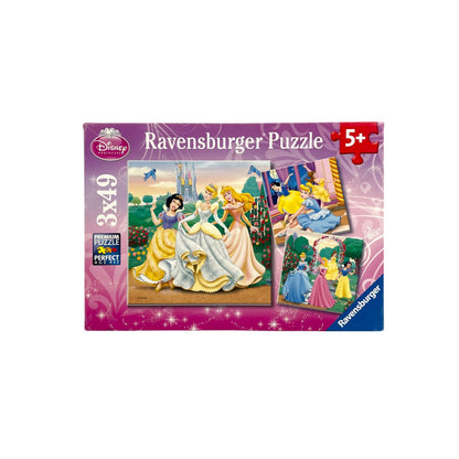 Puzzle Disney -  Rêves de princesses - 3x49 pièces- Édition 2013