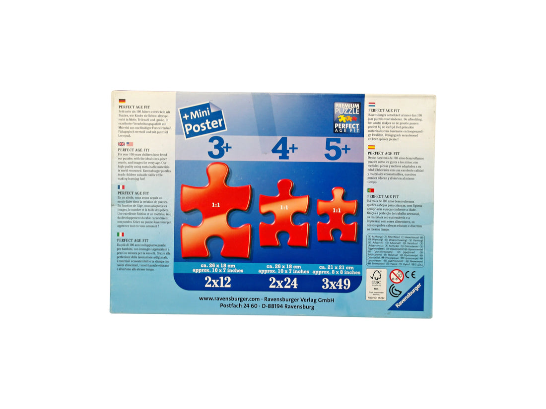 Puzzle - Pat Patrouille - Charmantes chiennes 3 x 49 pièces- Édition 2016