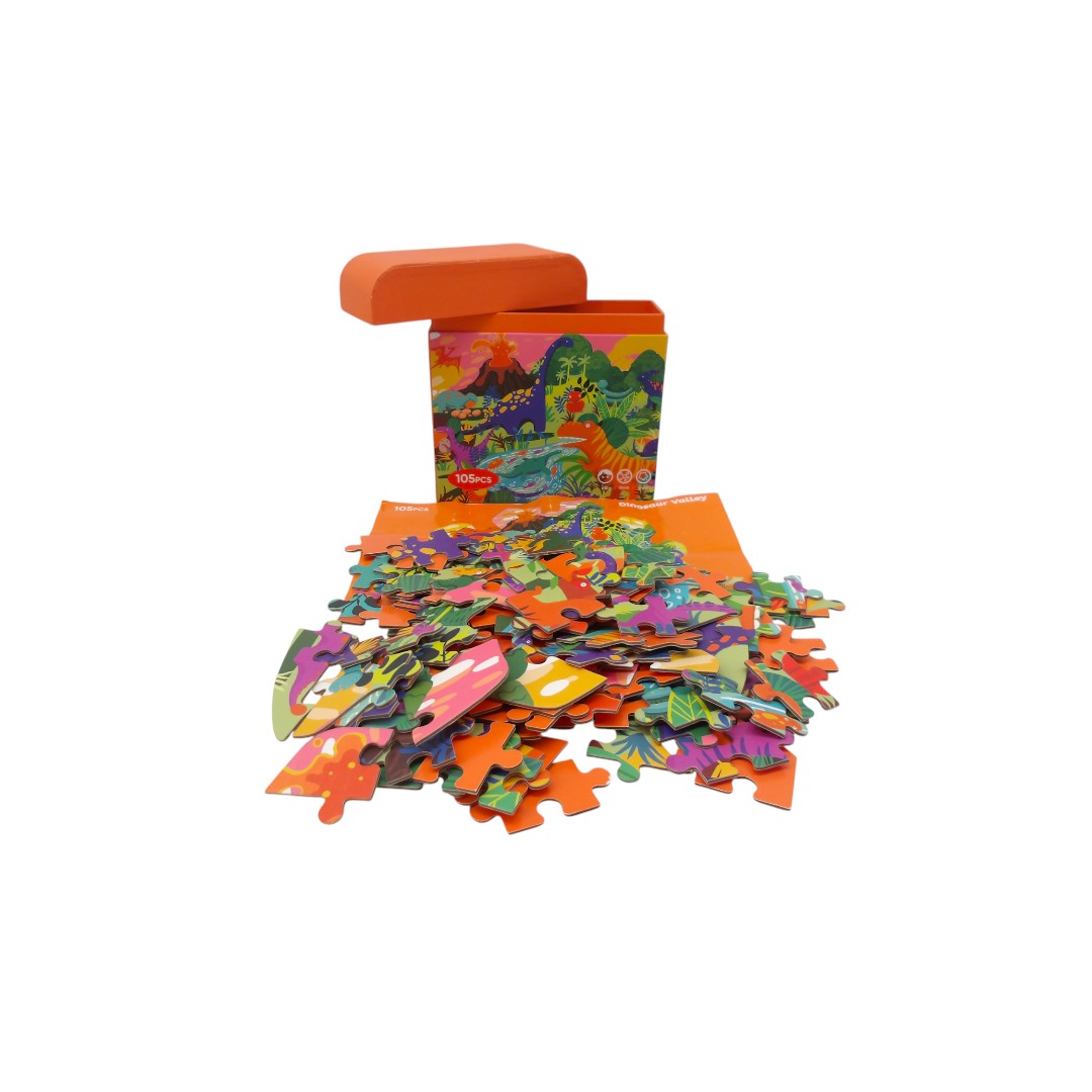 Puzzle - Dinosaur valley - 105 pièces