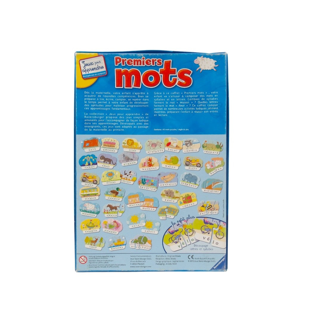 Jeux pour apprendre - Premiers mots- Édition 2012