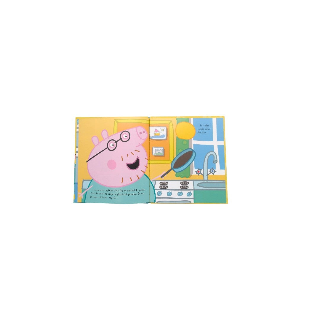 Peppa fait des crêpes