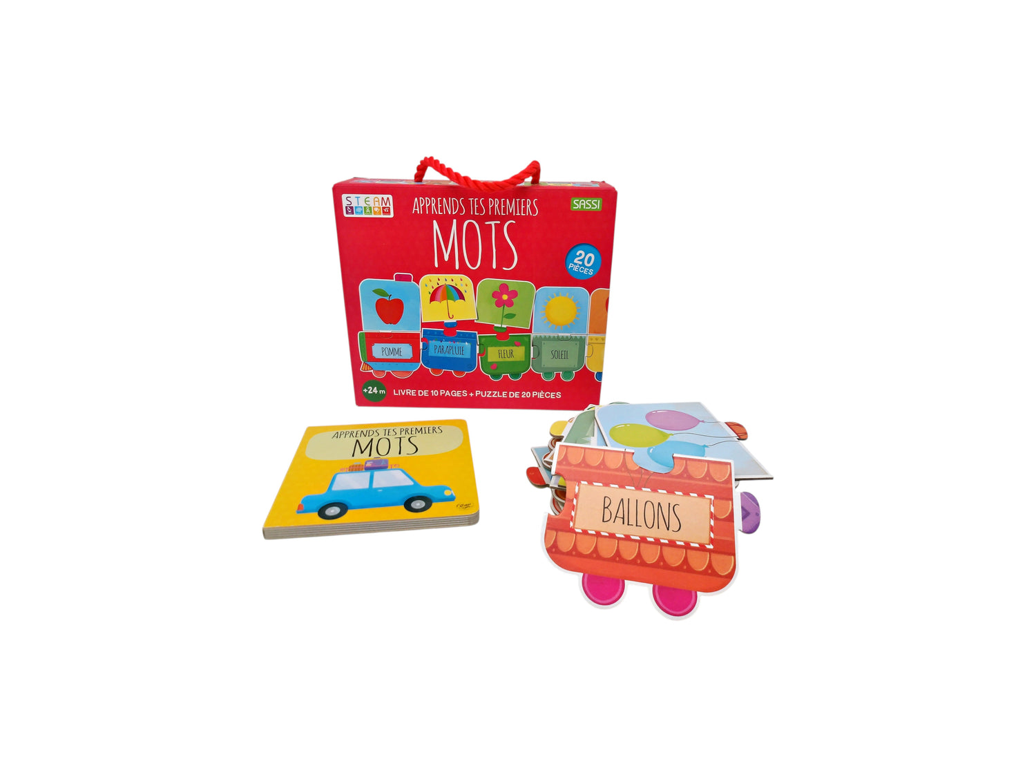 Puzzle et livres - Apprends tes premiers mots