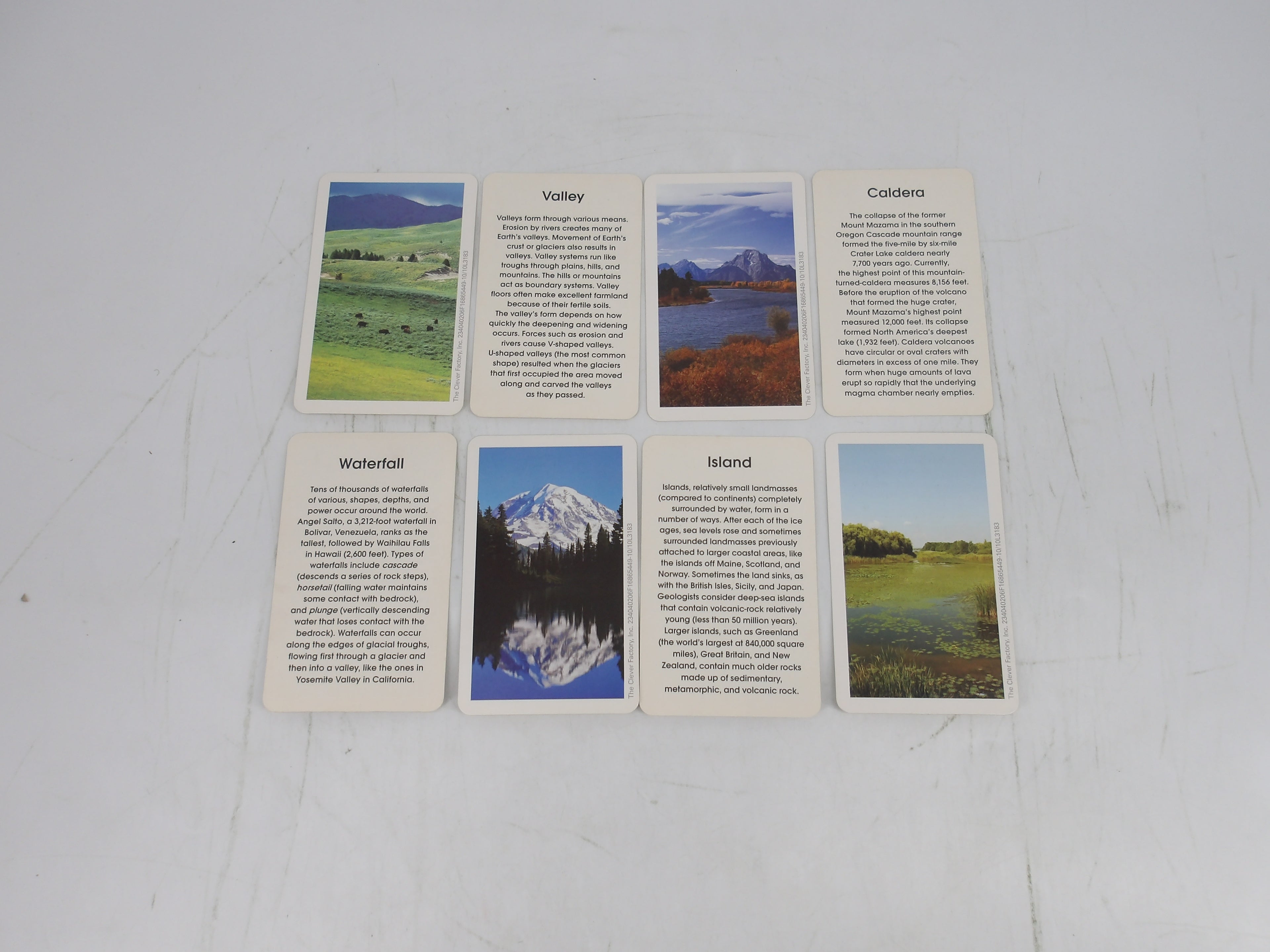 Flash Cards - Landscapes