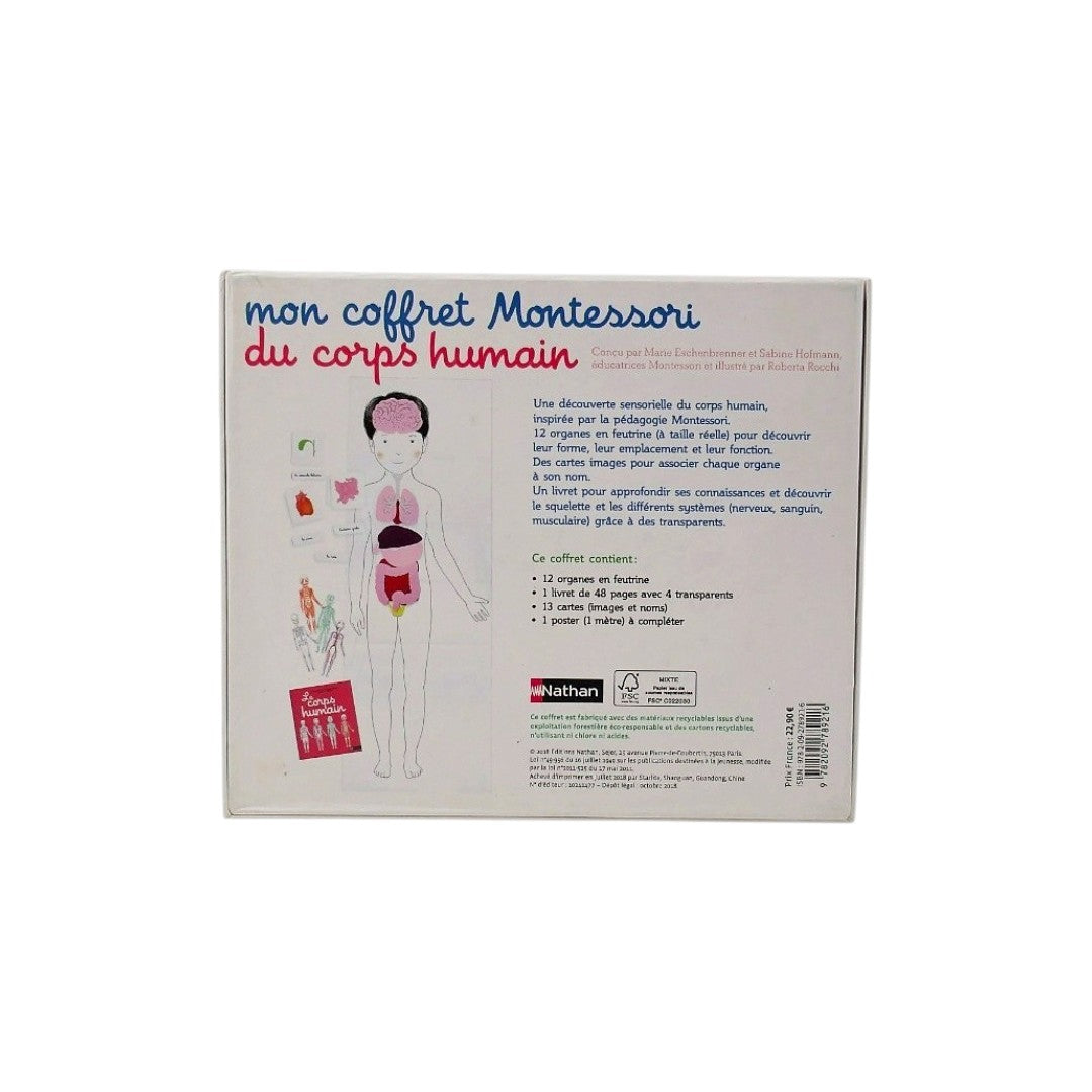 Mon coffret Montessori du corps humain- Édition 2018