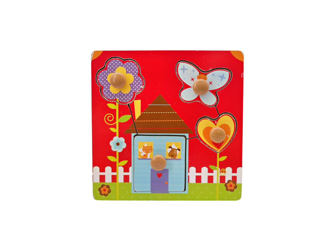 Puzzle bois - Maison de campagne - 4 pièces