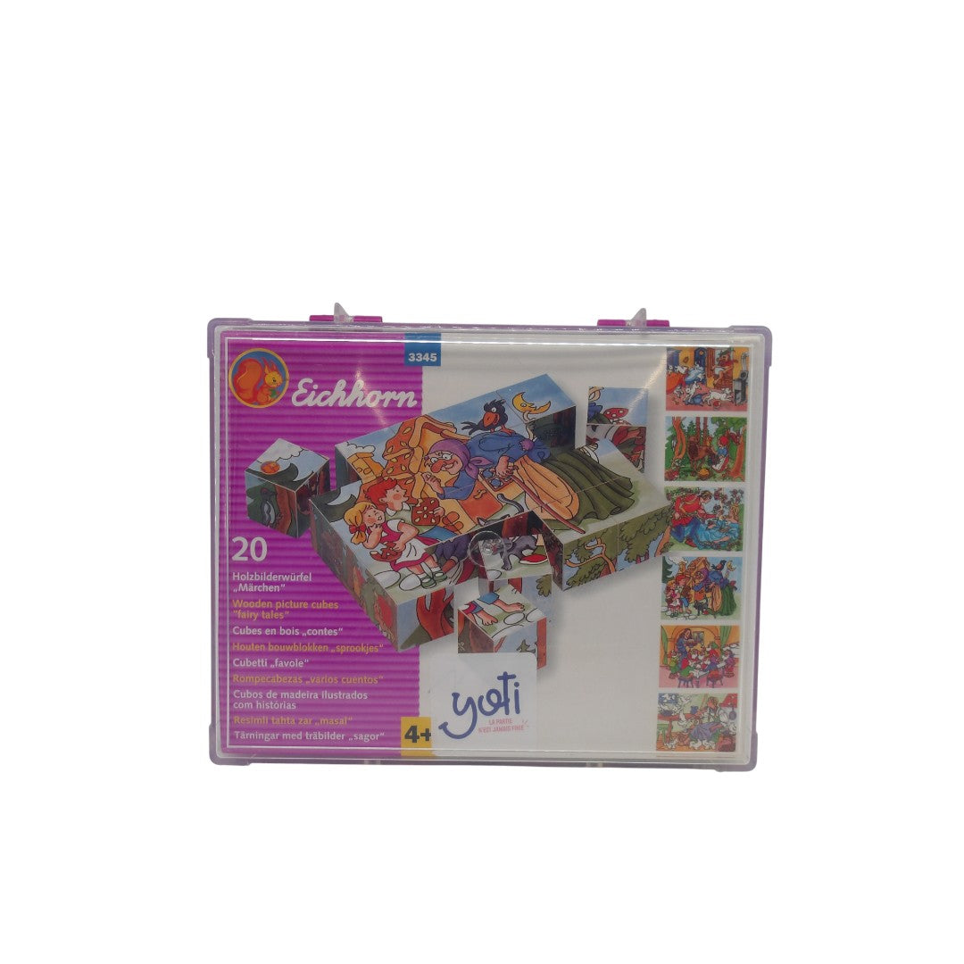 Valisette puzzles cubes en bois