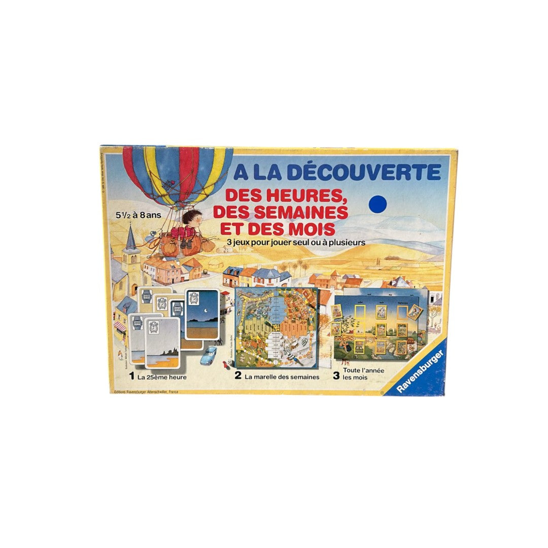 A la découverte des heures, des semaine et des mois