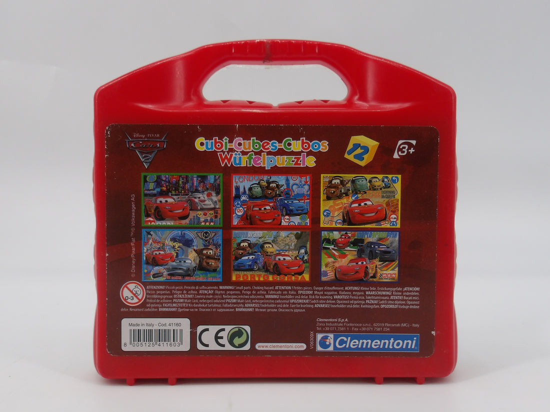 Valisette puzzles cubes - Cars 2