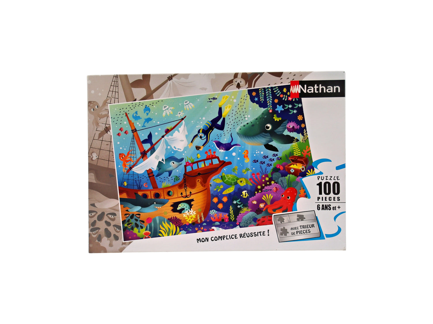 Puzzle  - Le monde sous marin - 100 pièces