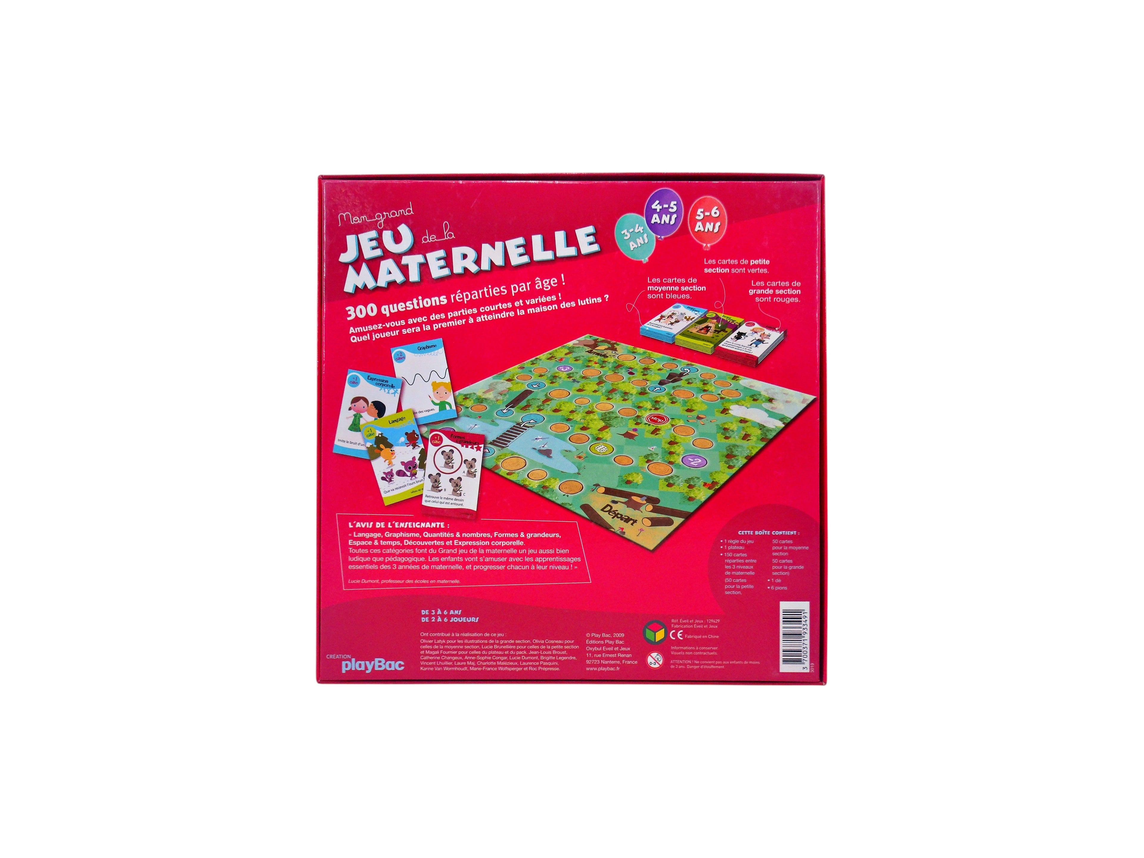 Mon grand jeu de la maternelle- Édition 2009