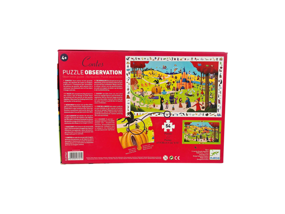 Puzzle observation - Contes - 54 pièces