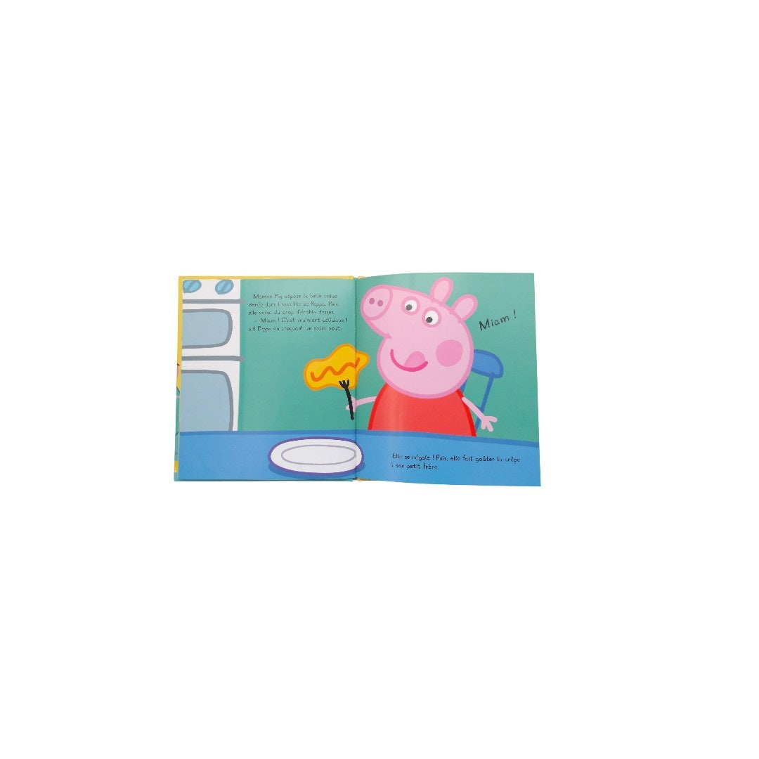 Peppa fait des crêpes