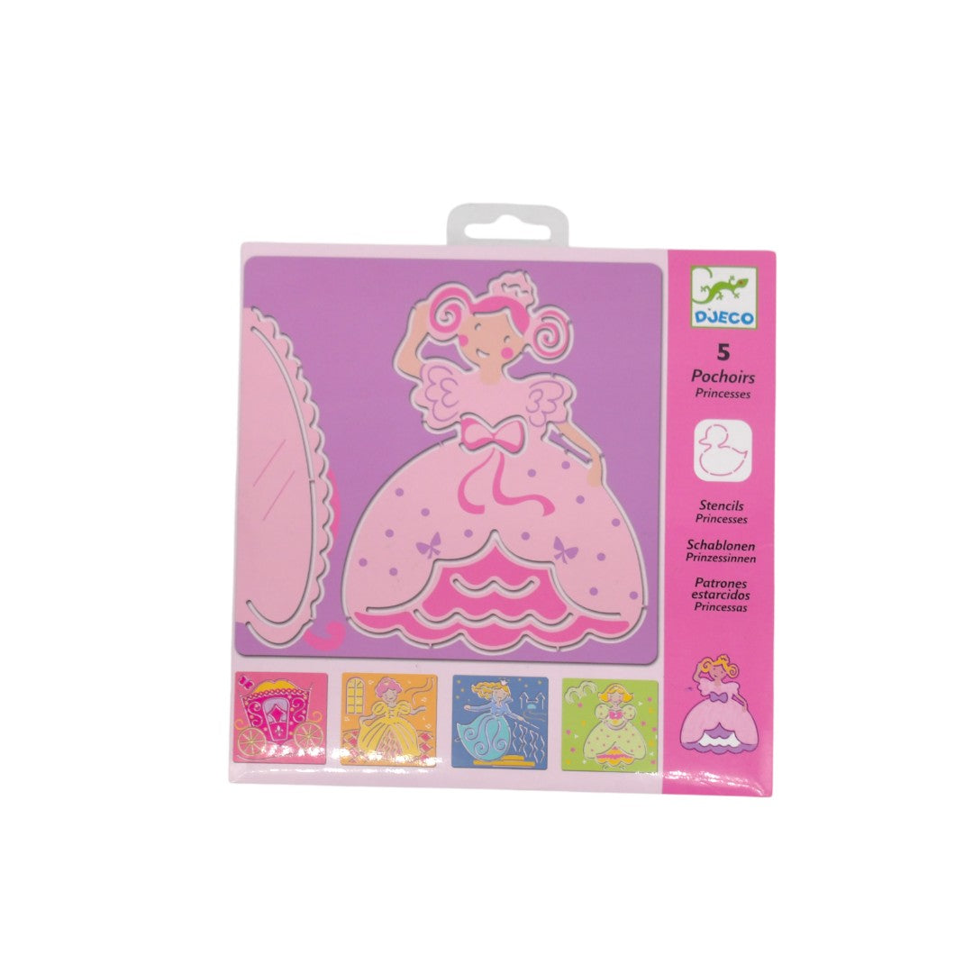 5 Pochoirs Princesses