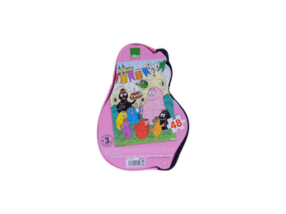 Puzzle bois - Barbapapa - 48 pièces- Édition 2008