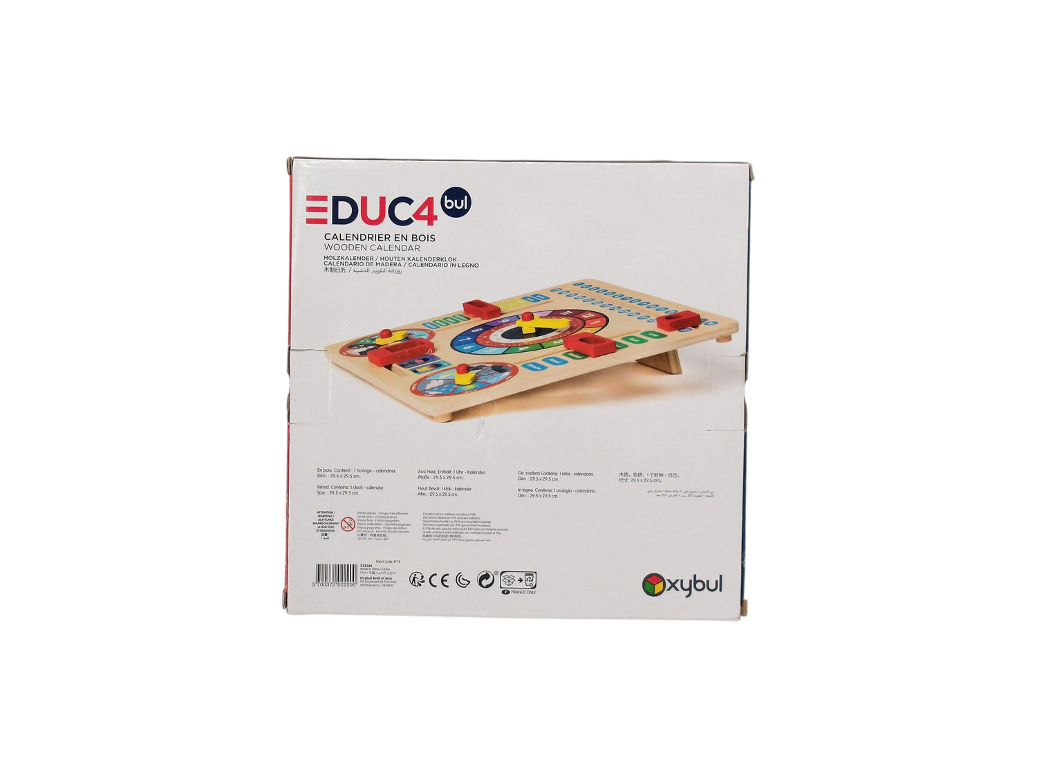 Educabul - Calendrier en bois