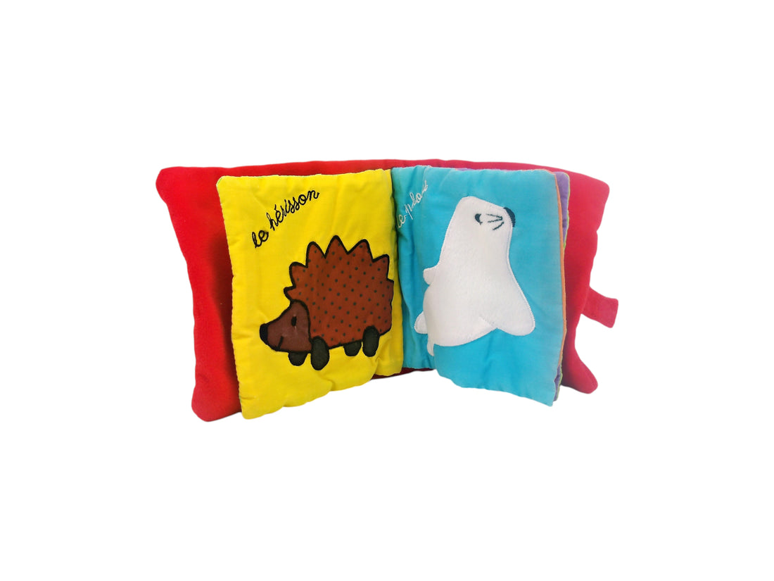 Livre en tissu - Mes bébés animaux