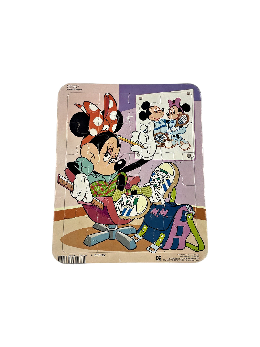 Puzzle cadre - Minnie - 20 pièces