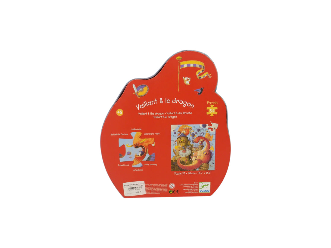 Puzzle - Vaillant et le Dragon - 54 pièces