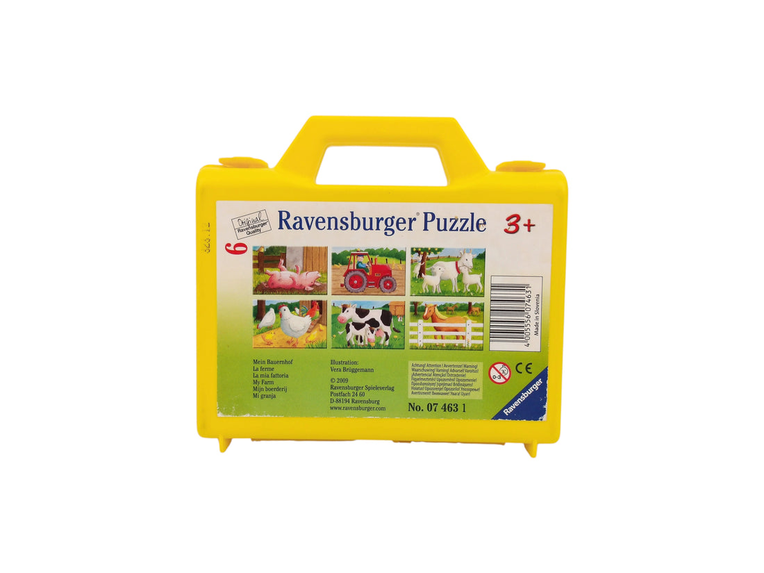 Mallette - Puzzle cubes  - La Ferme - x 6 pièces