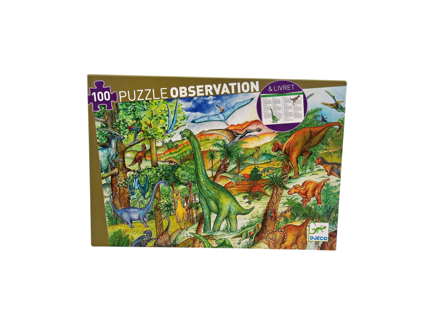 Puzzle Observation - Dinosaures - 100 pièces