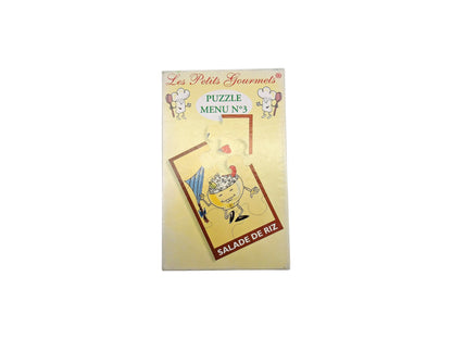 Puzzle- Les petits gourmets - Salade de riz - 5x6 pièces